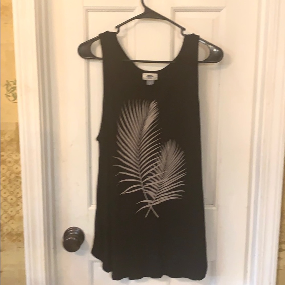 Black tank top